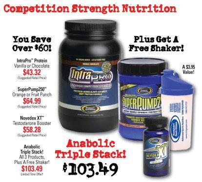 Anabolic pump creatine stack